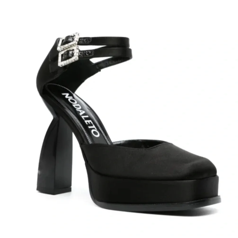 Nodaleto 120mm Angel Y satin pumps NEW